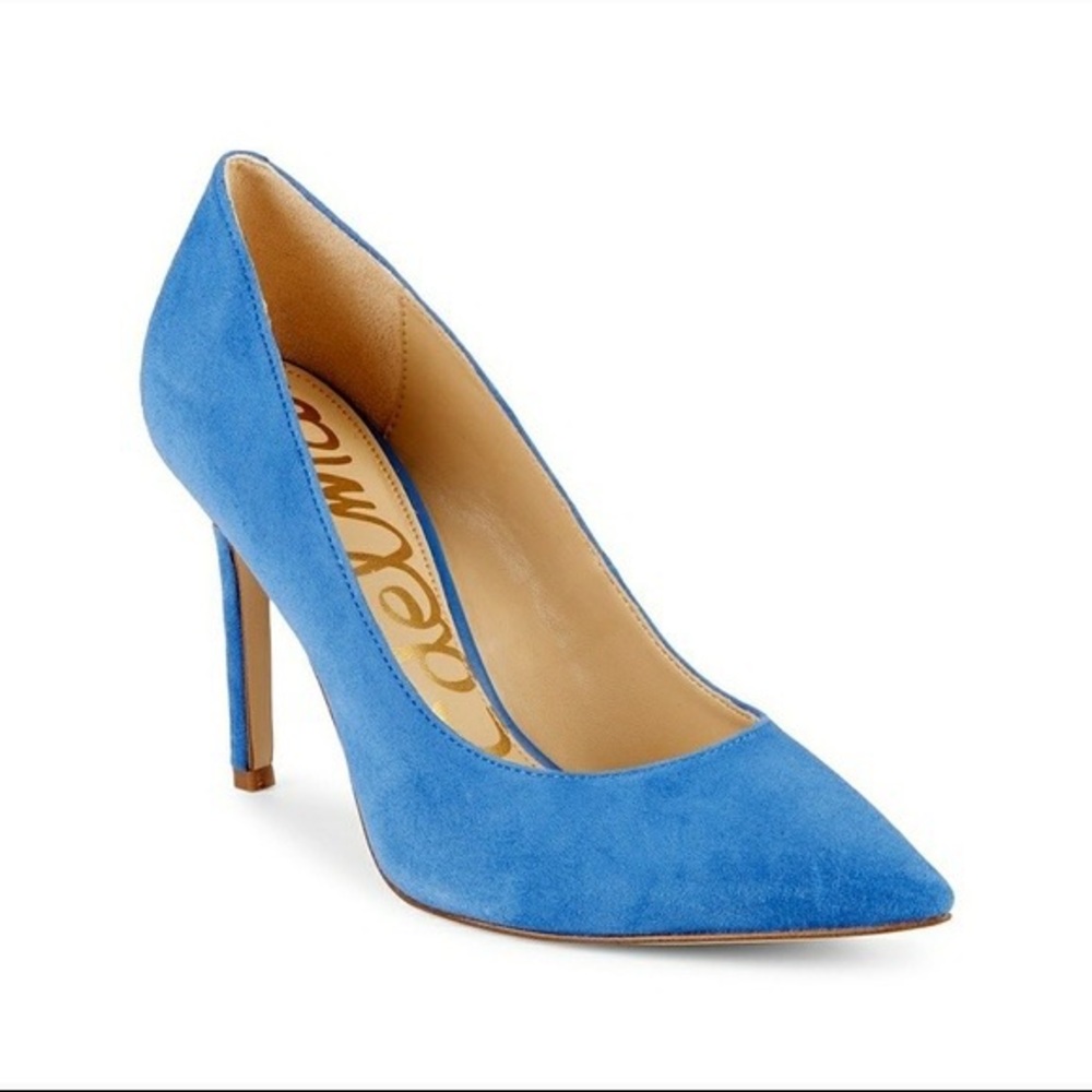 NWOT Sam Edelman Hazel pumps suede malibu blue